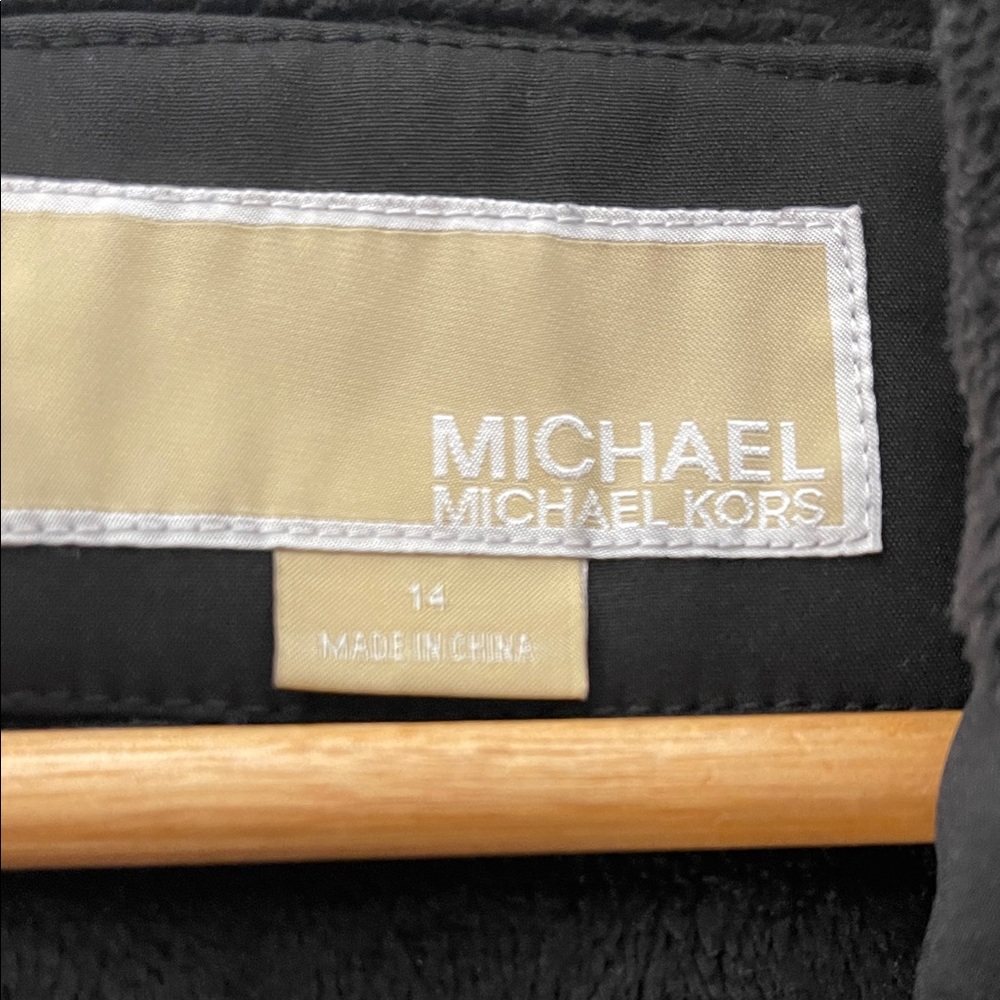 MICHAEL Michael Kors Kids Black Jacket with Pink Accents - Picture 3 of 10